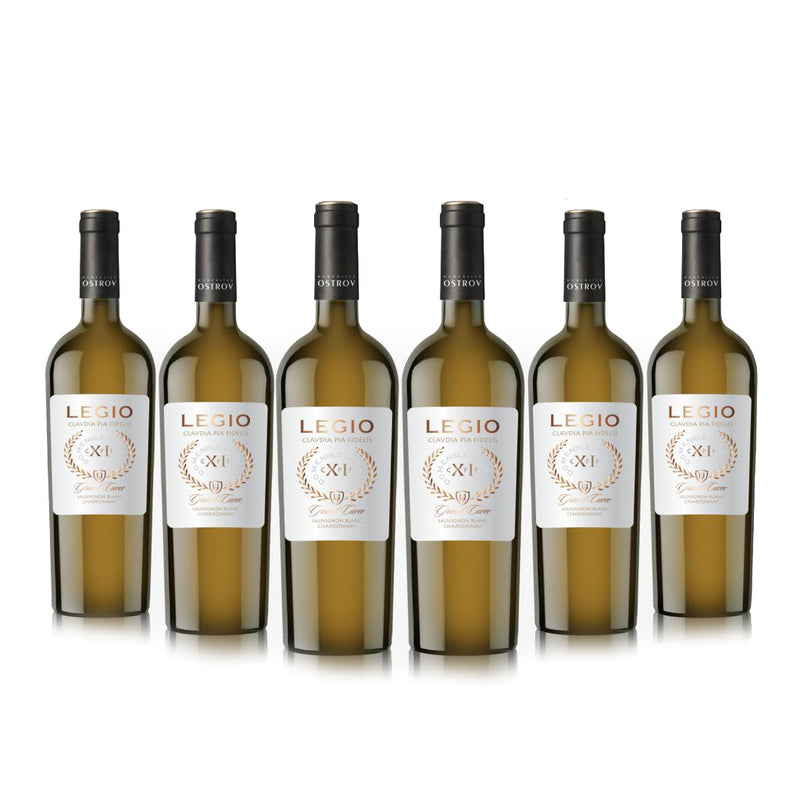 Legio: Chardonnay&Saugvinion Blanc. Reserve, Grand Cuvée, Bax 6 sticle-0.75l, sec, alb, Lot nou