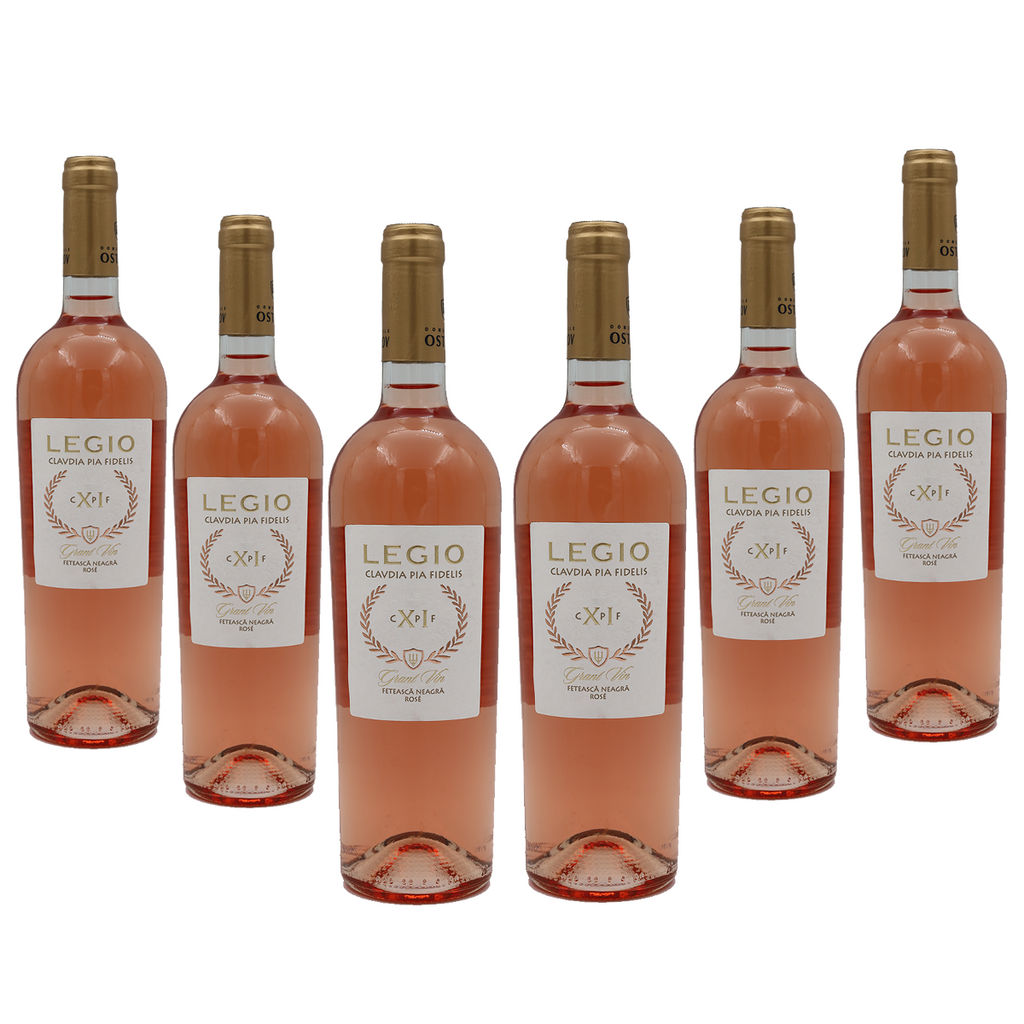 Legio, Feteasca Neagră Rosé, bax 6 sticle-0.75, sec, roze