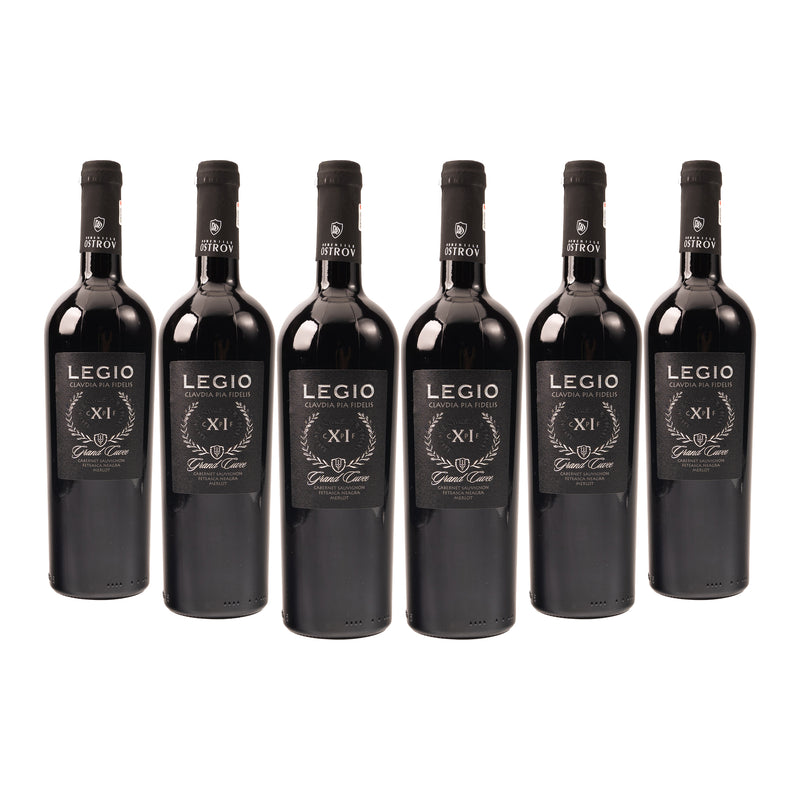 Legio: Merlot, Cabernet Sauvignon, Feteasca Neagră. Reserve, Grand Cuvée. Bax 6 sticle-0.75l, sec, roșu
