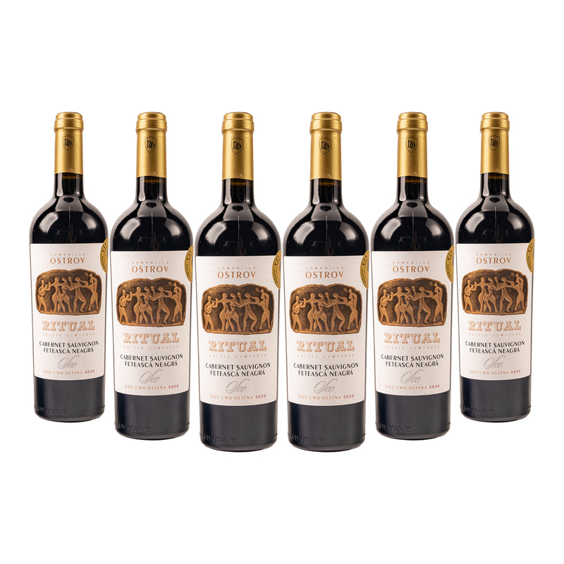 Ritual, Ediție Limitată, Cabernet Sauvignon&Feteasca Neagră, bax 6 sticle-0.75l, sec, roșu