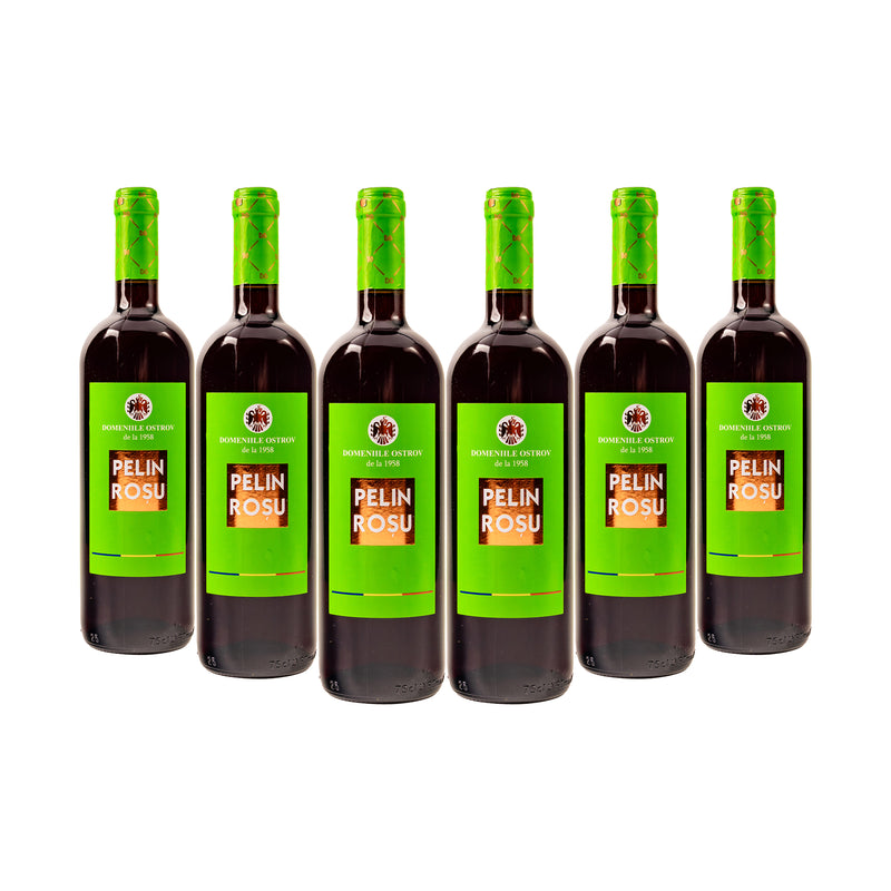 Pelin Rosu, bax 6 sticle-0.75l, demidulce