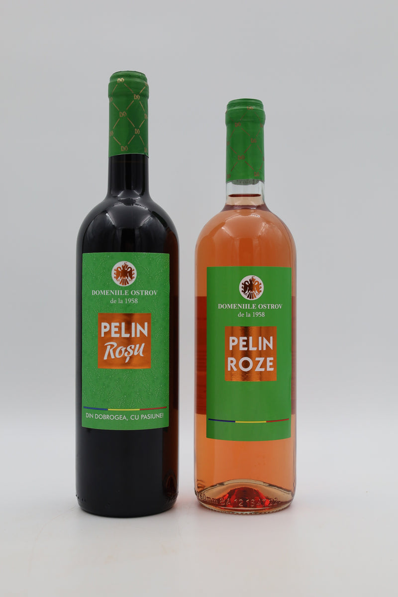Pelin Pereche, bax 6 sticle-0.75l (3 Roze +3 Roșu), Demidulce