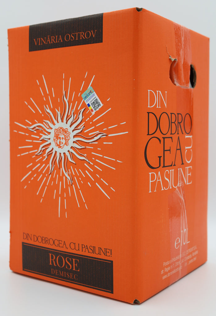 Vinăria Ostrov, Bag in box, 10 litri, Cabernet Sauvignon, Rose, Demisec