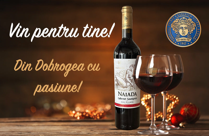 Naiada, Cabernet Sauvignon, bax 6 sticle-0.75l, sec, roșu