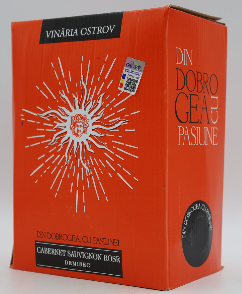 Vinăria Ostrov, Bag in box, 3 litri, Cabernet Sauvignon, Rose, Demisec